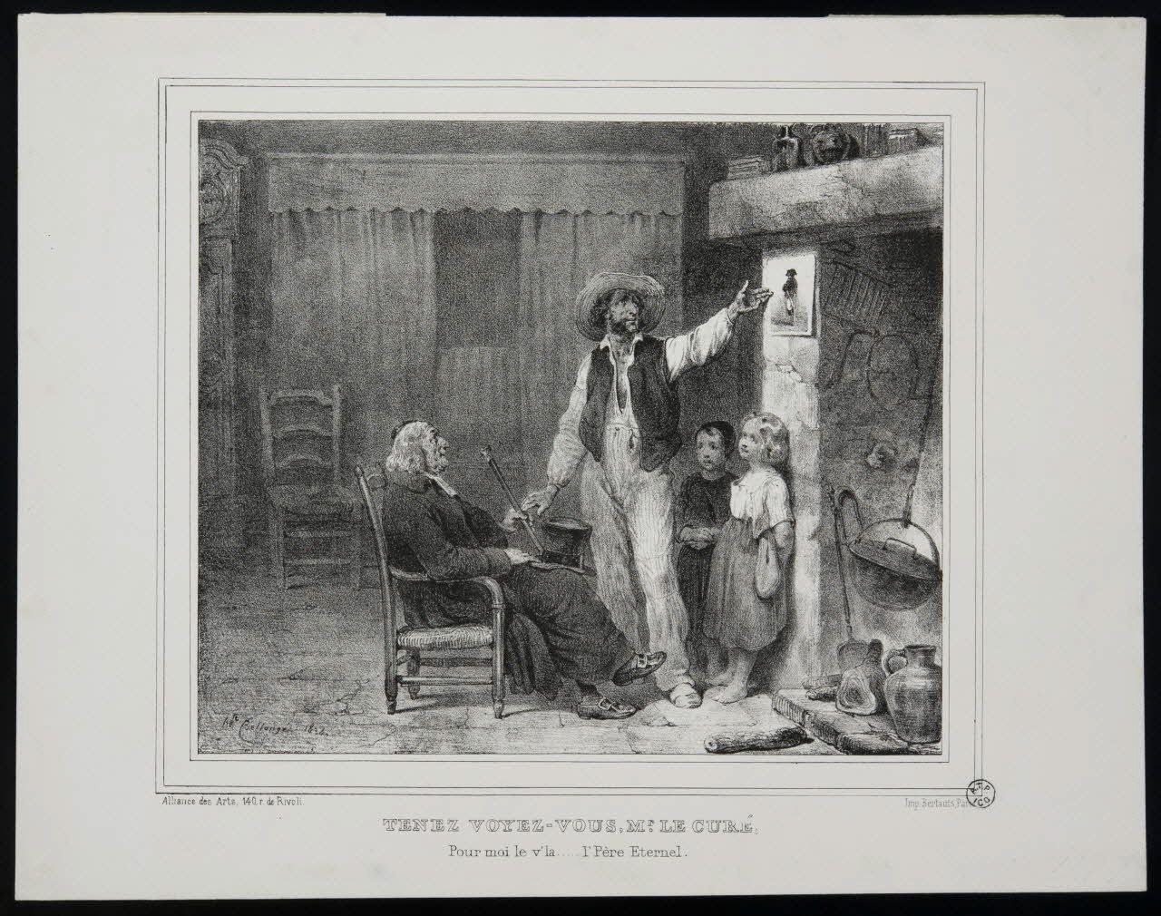 estampe TENEZ VOYEZ-VOUS, Mr. LE CURE, 1952.71.13 Photo