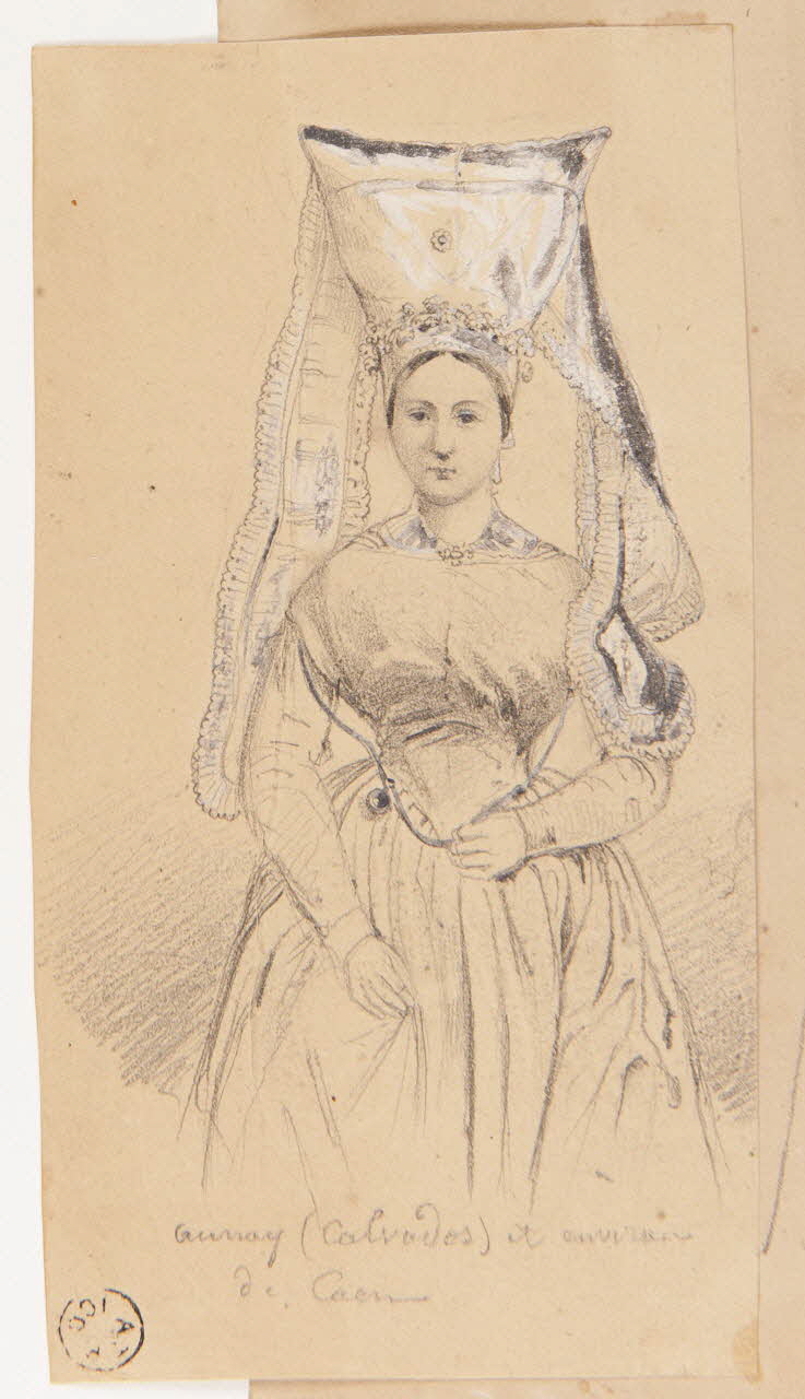 Lalaisse François Hippolyte carnet de dessins Aunay (Calvados) et environs  de Caen Normandie, France 1844 1952.76.1.179 Photo