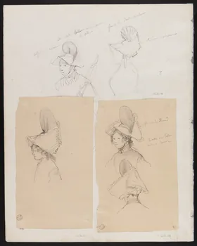 Lalaisse François Hippolyte carnet de dessins femme de Dinard Bretagne, France 1844 1952.76.1.98 Photo
