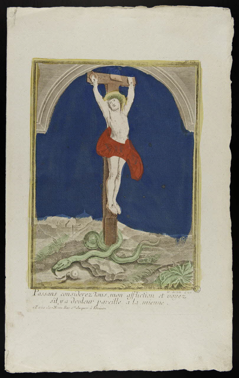 estampe Christ en croix 1952.87.30 Photo