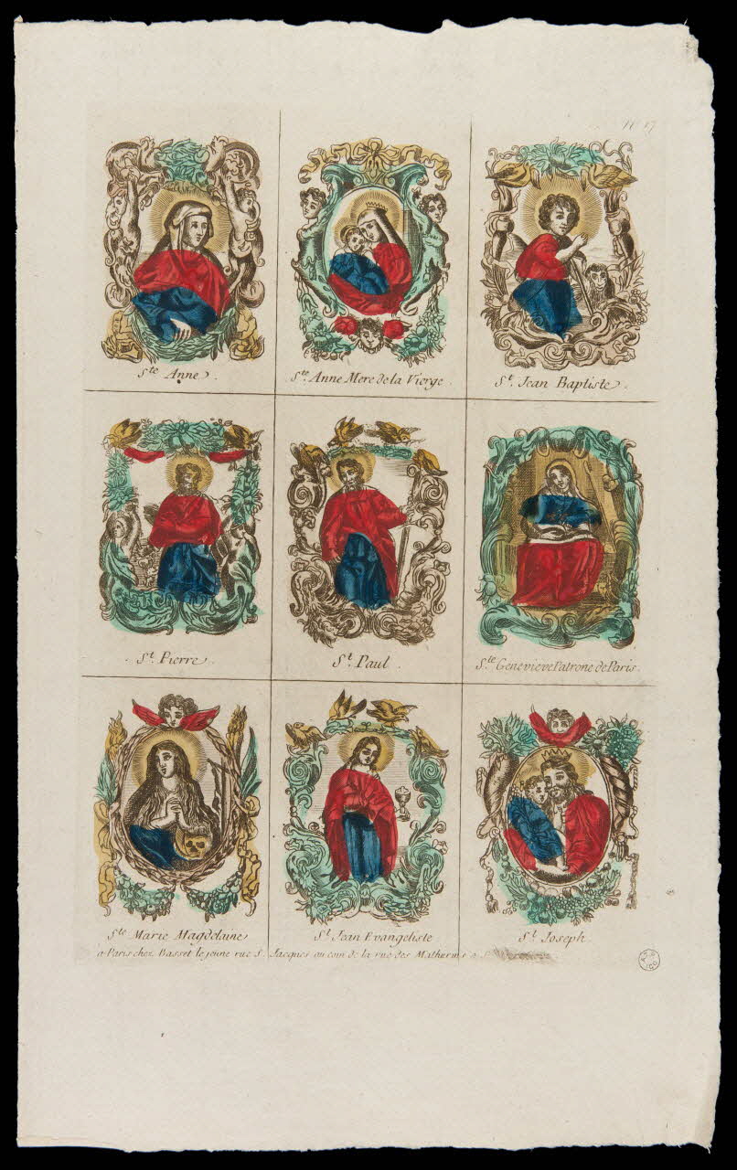 estampe Saintes et Saints 1952.87.50 Photo