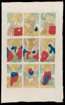 estampe Scènes religieuses diverses 1952.87.72 Photo