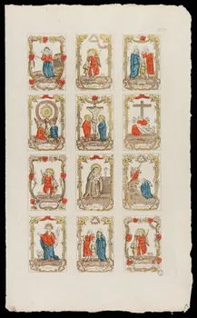 estampe Diverses scènes religieuses 1952.87.84  Photo