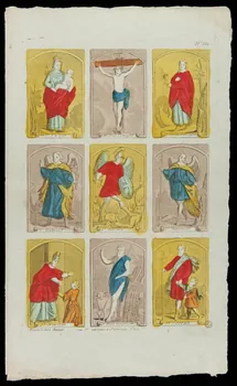 estampe Sainte Vierge, Jésus et Saints 1952.87.91 Photo