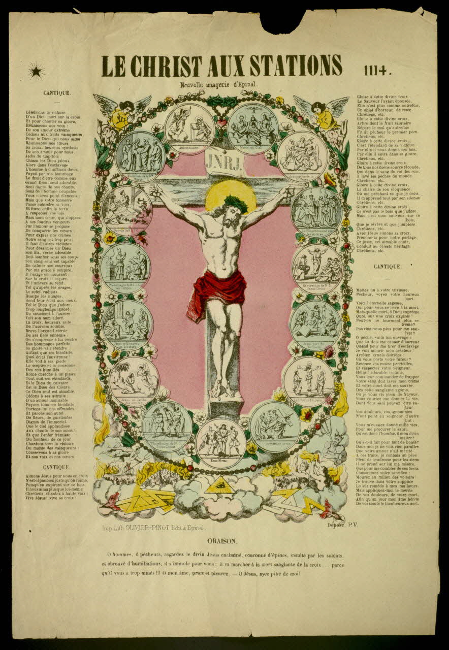 estampe LE CHRIST AUX STATIONS 1952.98.27 Photo