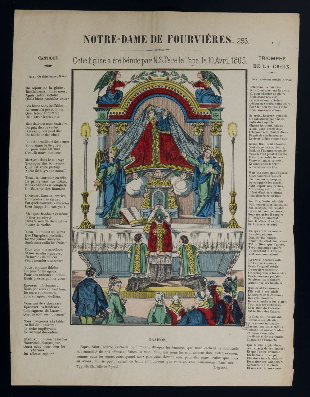 estampe NOTRE-DAME DE FOURVIERES. 1952.98.7 Photo