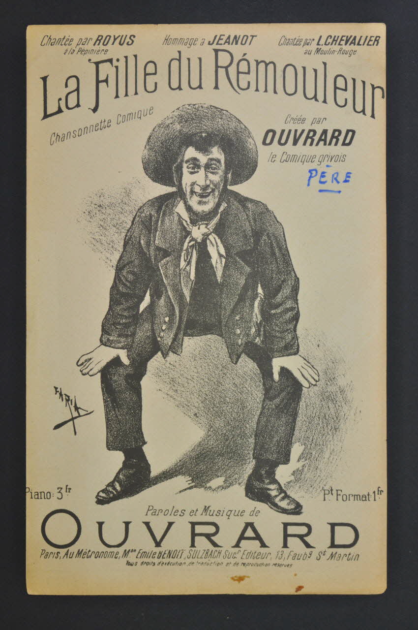 chanson petit format 1968.111.47 Photo Mucem