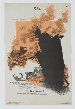 Neumont Maurice Louis Henri ; Lasnier A. élément d'ensemble 1914 !  Le Bon Apôtre ! Paris 1914 1950.39.1918  Photo RMN-Grand Palais (Mucem)