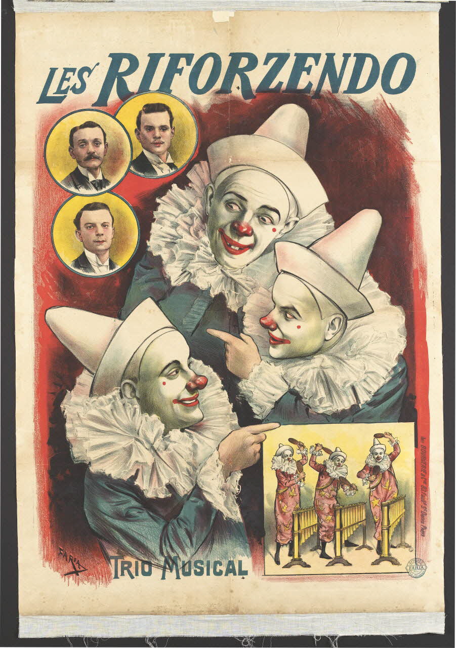 affiche LES RIFORZENDO  TRIO MUSICAL 1964.58.2 Photo RMN-Grand Palais (Mucem)