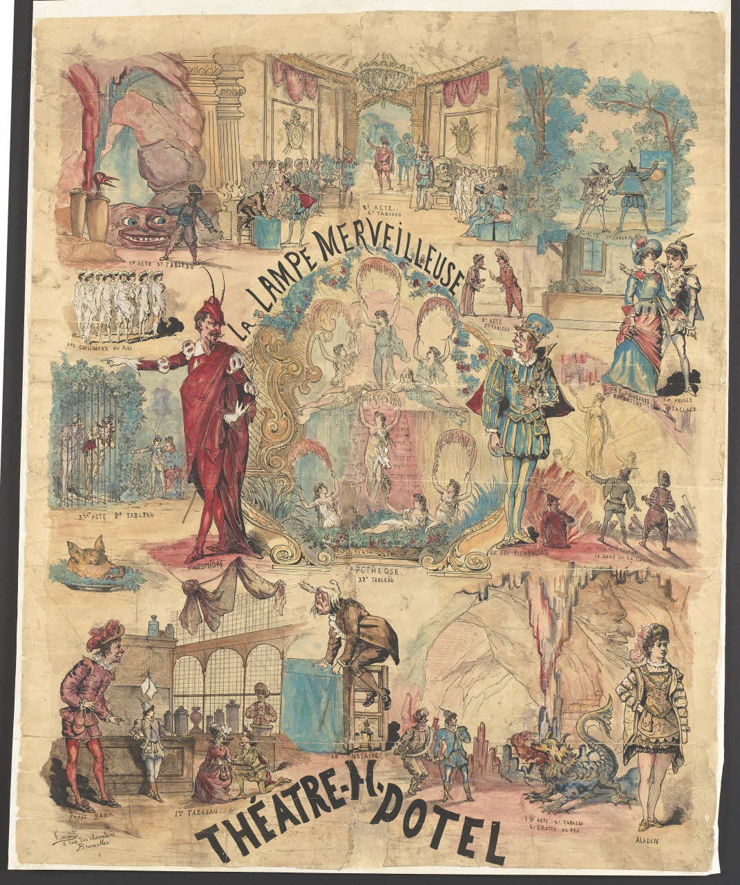 affiche La LAMPE MERVEILLEUSE 1969.20.1 Photo RMN-Grand Palais (Mucem)