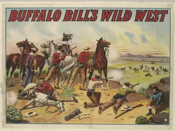 CHAIX affiche BUFFALO BILL'S WILD WEST Paris 1883-1913 1969.31.7 Photo RMN-Grand Palais (Mucem)