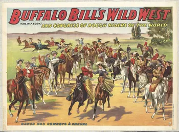 CHAIX affiche BUFFALO BILL'S WILD WEST Paris 1883-1913 1969.31.8 Photo RMN-Grand Palais (Mucem)