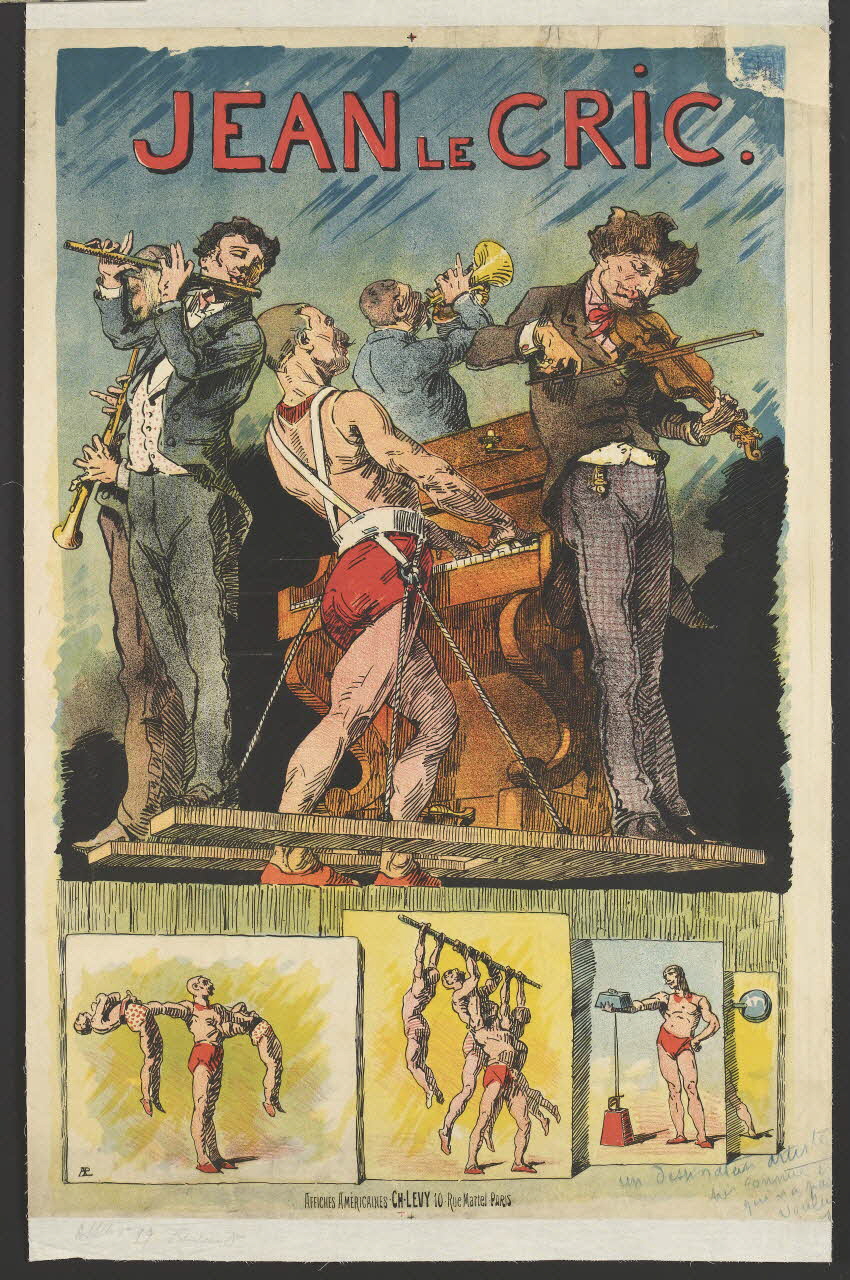 affiche JEAN LE CRIC. 1969.6.10 Photo RMN-Grand Palais (Mucem)