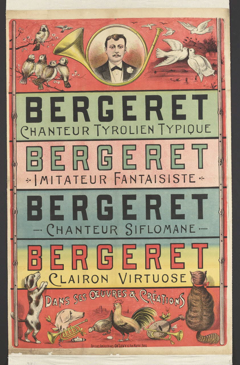 Lévy Charles affiche BERGERET Paris 1898-1930 1969.6.4 Photo RMN-Grand Palais (Mucem)