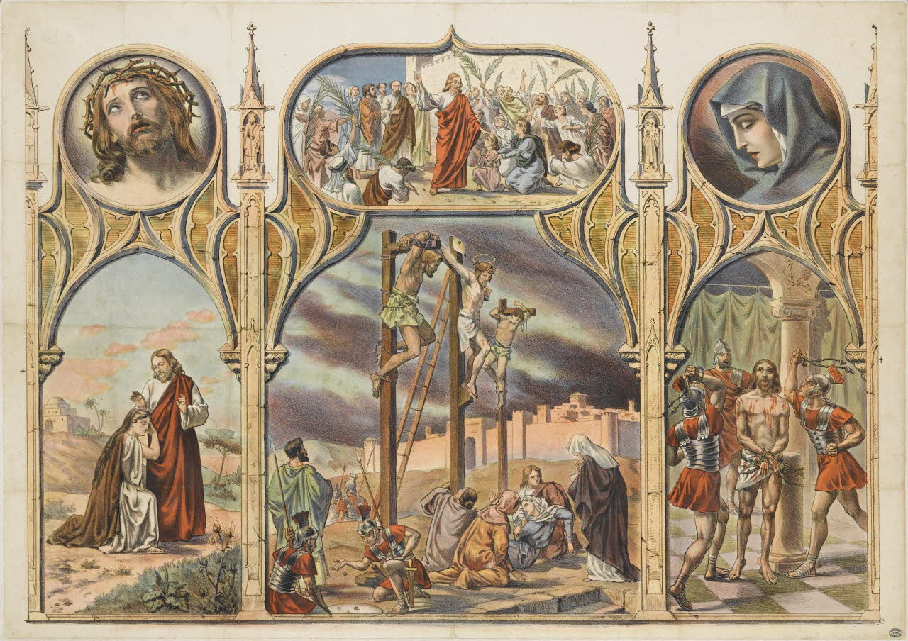 affiche Scènes de la vie du Christ 1950.39.688 Photo RMN-Grand Palais (Mucem)