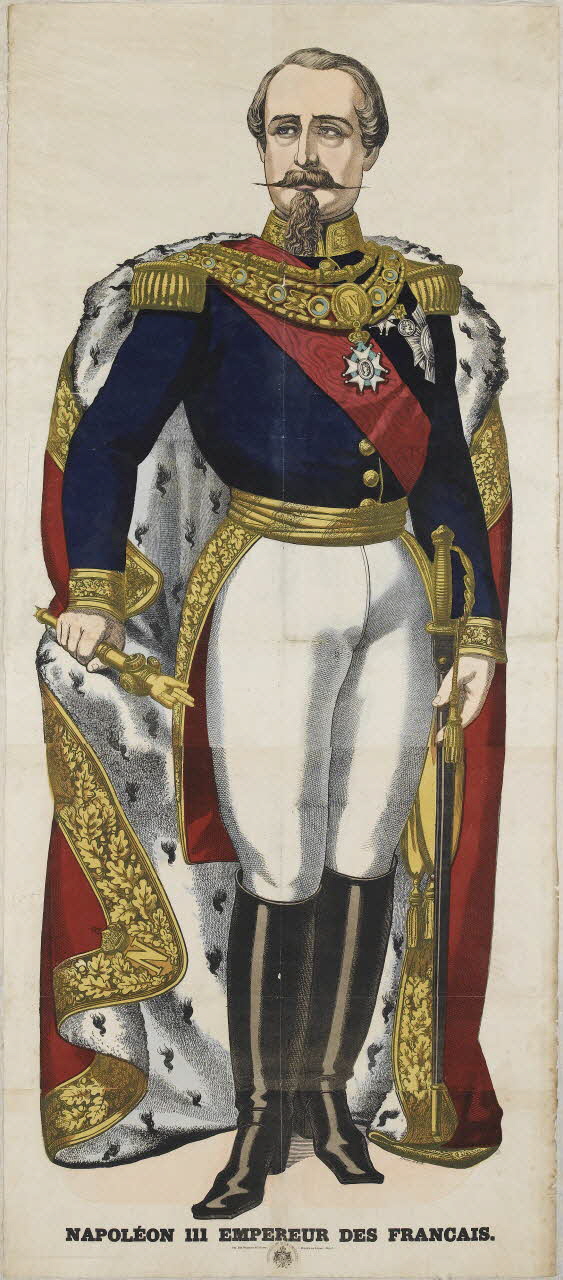 Pellerin affiche NAPOLÉON III EMPEREUR DES FRANCAIS. 1866-1870 1953.86.2875 Photo RMN-Grand Palais (Mucem)