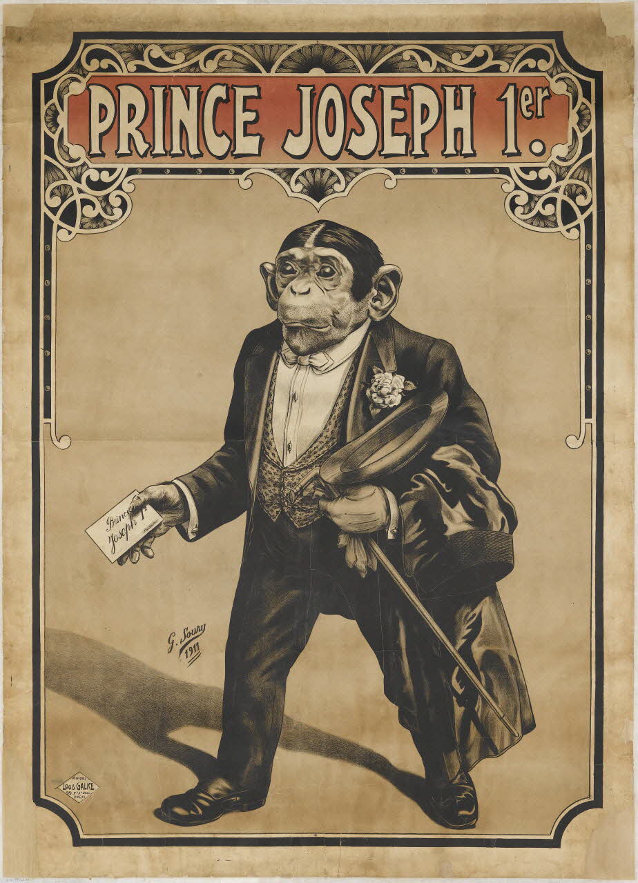 Soury G. ; Louis Galice affiche PRINCE JOSEPH 1er. 1911 1955.46.87 Photo RMN-Grand Palais (Mucem)
