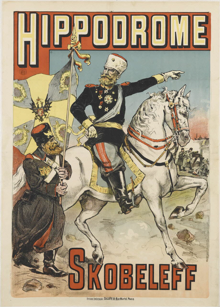 affiche HIPPODROME  SKOBELEFF 1961.18.4 Photo RMN-Grand Palais (Mucem)