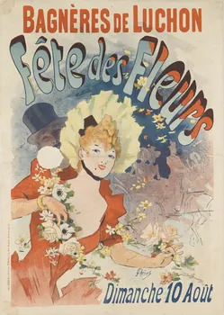 affiche BAGNÈRES DE LUCHON  Fête des Fleurs 1961.18.42  Photo RMN-Grand Palais (Mucem)