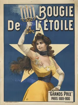 affiche BOUGIE  De L'ETOILE  "GRANDS PRIX "  PARIS 1889-1900 1961.25.3 Photo RMN-Grand Palais (Mucem)