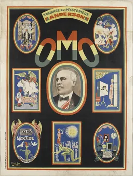 affiche TOURNÉE DU MYSTÉRIEUX  ANDERSON  OMO 1968.39.4 Photo RMN-Grand Palais (Mucem)