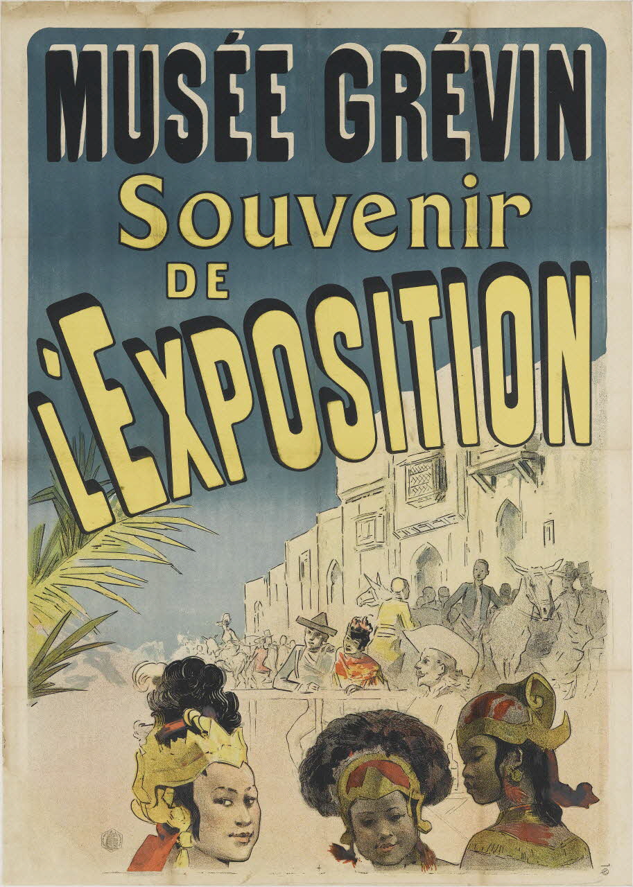 affiche MUSÉE GRÉVIN  Souvenir  DE  L'EXPOSITION 1931 1973.54.54 Photo RMN-Grand Palais (Mucem)