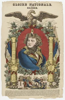 Pellerin estampe GLOIRE NATIONALE.  KLEBER. Lorraine, France 1838 1950.21.521 Photo RMN-Grand Palais (Mucem)