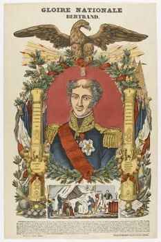 Pellerin estampe GLOIRE NATIONALE  BERTRAND. Lorraine, France 1830-1840 1950.21.522 Photo RMN-Grand Palais (Mucem)