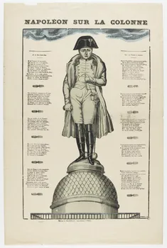 Pellerin ; François Georgin estampe NAPOLEON SUR LA COLONNE Lorraine, France 1837 1950.21.525 Photo RMN-Grand Palais (Mucem)