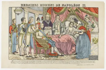 François Georgin ; Pellerin estampe DERNIERS MOMENS DE NAPOLEON II. Lorraine, France 1837 1950.21.545 Photo RMN-Grand Palais (Mucem)
