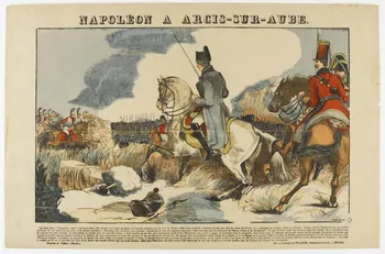 François Georgin ; Pellerin estampe NAPOLEON A ARCIS-SUR-AUBE. Lorraine, France 1837 1950.21.551 Photo RMN-Grand Palais (Mucem)
