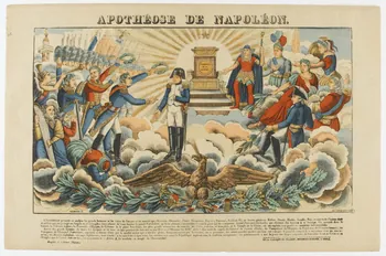 François Georgin ; Jean-Baptiste Thiébault ; Pellerin estampe APOTHEOSE DE NAPOLEON Lorraine, France 1837 1950.21.557 Photo RMN-Grand Palais (Mucem)