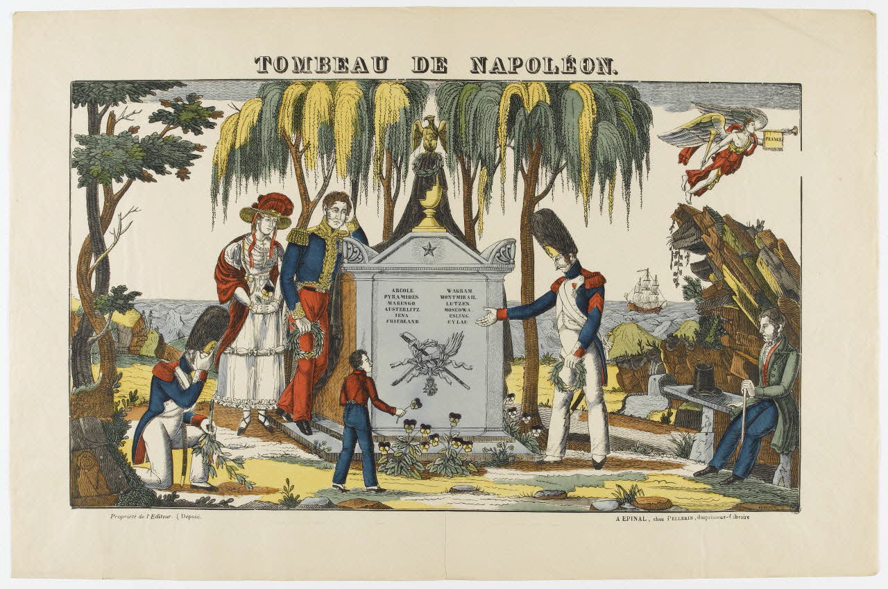 estampe TOMBEAU DE NAPOLEON. 1950.21.561 Photo RMN-Grand Palais (Mucem)