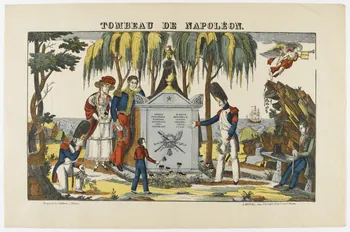 estampe TOMBEAU DE NAPOLEON. 1950.21.561 Photo RMN-Grand Palais (Mucem)