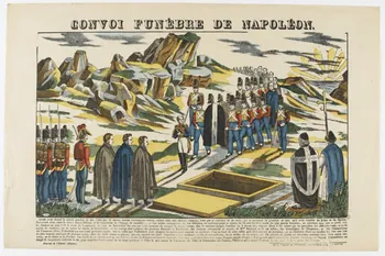 Pellerin estampe CONVOI FUNEBRE DE NAPOLEON. Lorraine, France 1837 1950.21.562 Photo RMN-Grand Palais (Mucem)