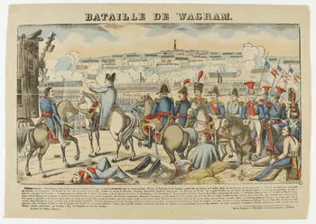 bois d'impression BATAILLE DE WAGRAM 1980.15.38 Photo RMN-Grand Palais (Mucem)