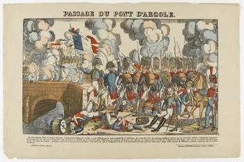 François Georgin ; Pellerin estampe PASSAGE DU PONT D'ARCOLE. Lorraine, France 1837 1950.21.571 Photo RMN-Grand Palais (Mucem)