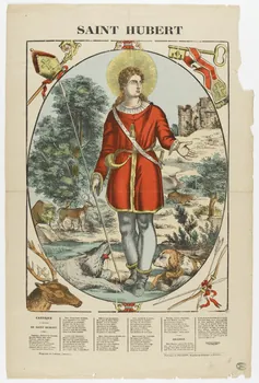 François Georgin ; Pellerin estampe SAINT HUBERT Lorraine, France 1837 1950.39.355 Photo RMN-Grand Palais (Mucem)