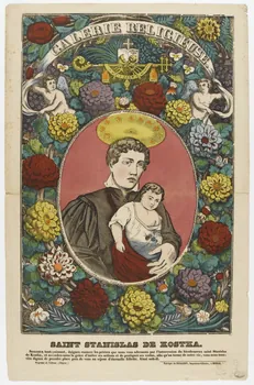 Pellerin estampe GALERIE RELIGIEUSE. SAINT STANISLAS DE KOSTKA. Lorraine, France 1852 1950.39.375  Photo RMN-Grand Palais (Mucem)
