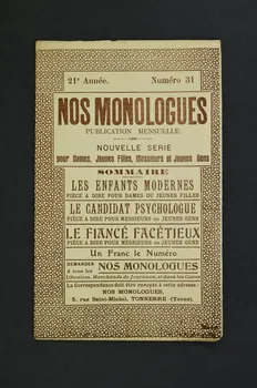 MONOLOGUE petit format 1970.139.144 Photo Mucem