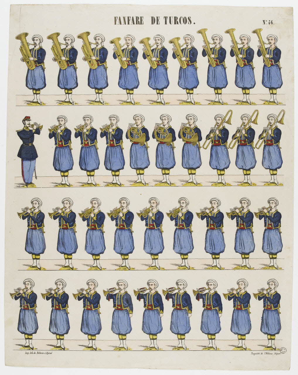 à registres (4) FANFARE DE TURCOS. 1953.86.2643 Photo RMN-Grand Palais (Mucem)