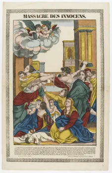 Reni Guido ; François Georgin ; Pellerin estampe MASSACRE DES INNOCENS. Lorraine, France 1837 1953.86.27 Photo RMN-Grand Palais (Mucem)