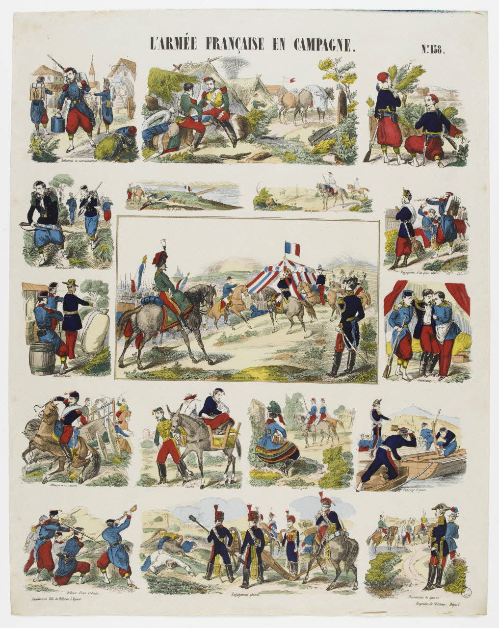 à registres (5) L'ARMEE FRANCAISE EN CAMPAGNE. 1953.86.2788 Photo RMN-Grand Palais (Mucem)