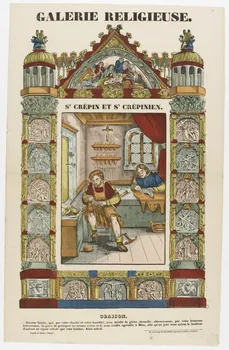 Nicolas Wendling ; Pellerin estampe GALERIE RELIGIEUSE.  ST CREPIN ET ST CREPINIEN. Lorraine, France 1837 1953.86.299 Photo RMN-Grand Palais (Mucem)
