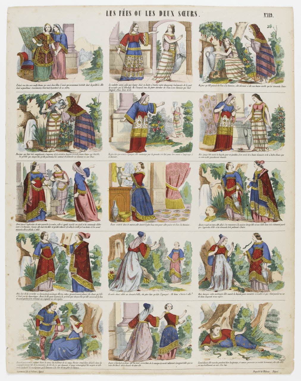 à registres (5) LES FEES OU LES DEUX SOEURS. 1953.86.3329 Photo RMN-Grand Palais (Mucem)