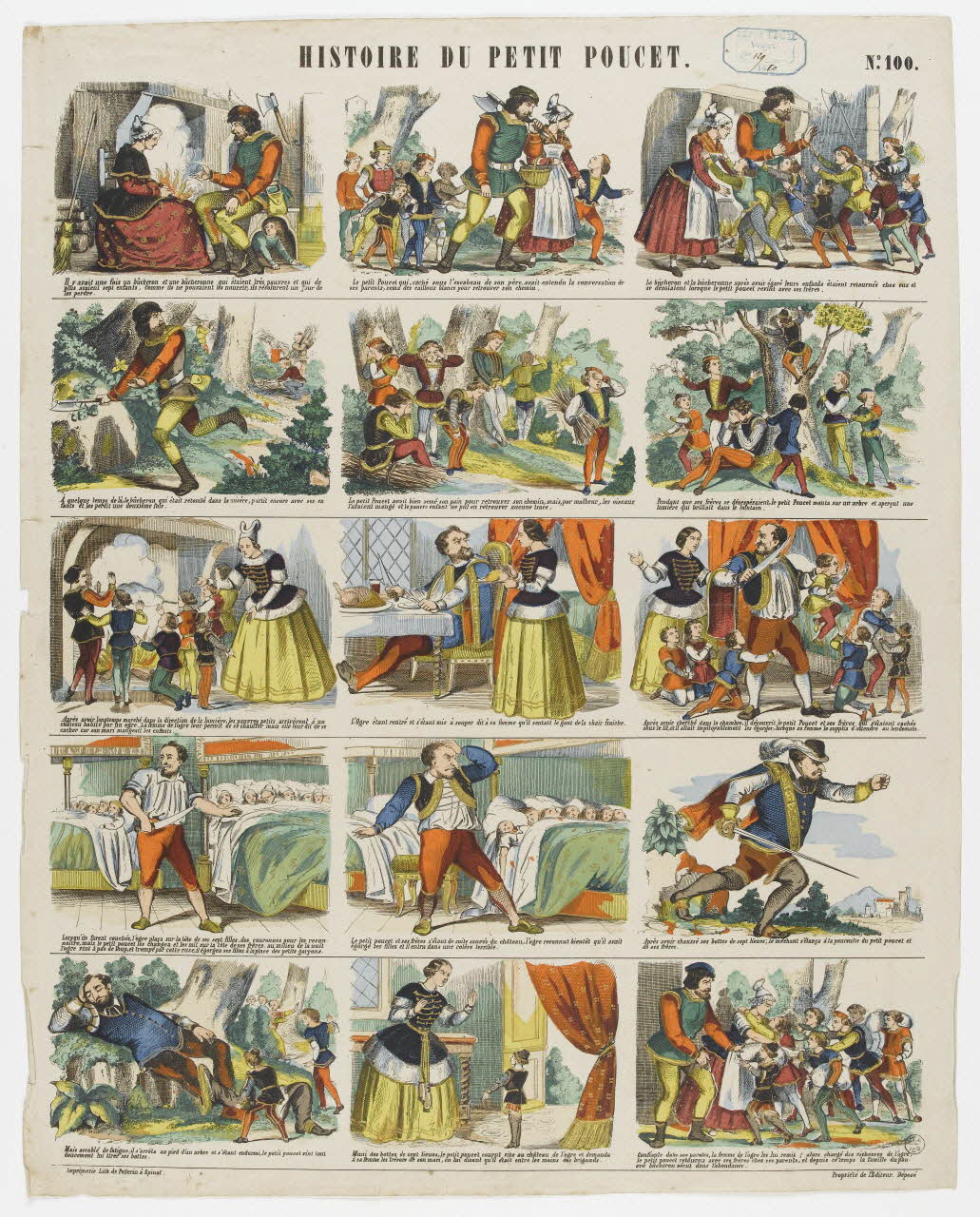 à registres (5) HISTOIRE DU PETIT POUCET. 1953.86.3362 Photo RMN-Grand Palais (Mucem)