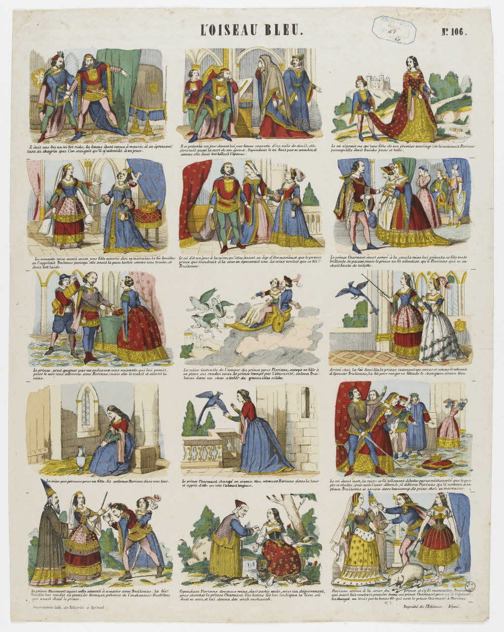 à registres (5) L'OISEAU BLEU. 1953.86.3406 Photo RMN-Grand Palais (Mucem)