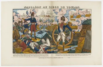 Dembour et Gangel estampe NAPOLEON AU SIEGE DE TOULON. Metz 1840-1852 1953.86.611 Photo RMN-Grand Palais (Mucem)