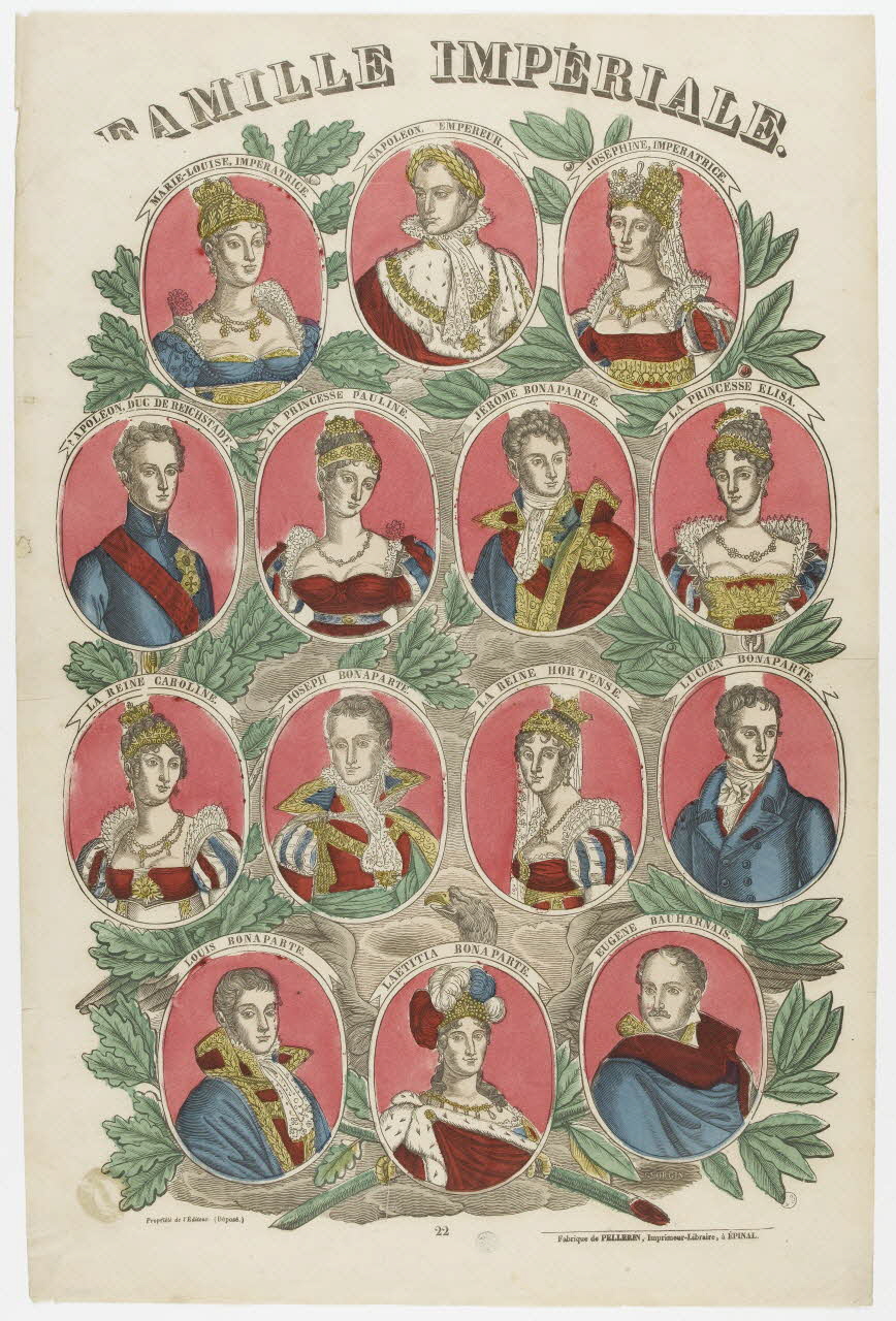 Pellerin estampe FAMILLE IMPERIALE. Lorraine, France 1837 1953.86.632 Photo RMN-Grand Palais (Mucem)
