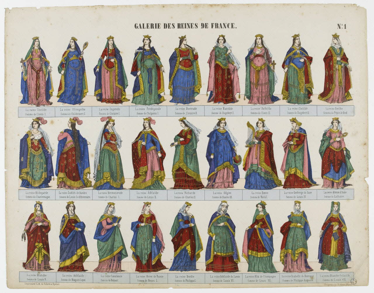 à registres (3) GALERIE DES REINES DE FRANCE. 1953.86.877 Photo RMN-Grand Palais (Mucem)